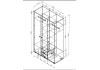 Дельта-3.03 шкаф для одежды