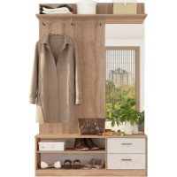                     Прихожая Диоген Дуб сонома/Белый