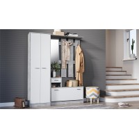                     Прихожая Интер Ателье светлый/Белый (SM)