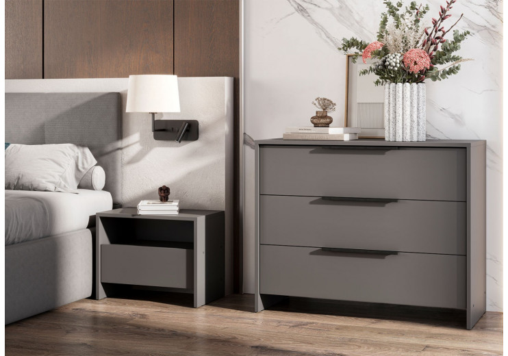 Комод «Камелия» Графит