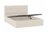 Кровать с ПМ «Порто» (с подъемным механизмом) без заглушины Велюр Confetti Cream