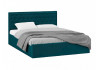 Кровать с ПМ «Порто» (с подъемным механизмом) без заглушины Велюр Confetti Izumrud