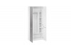 Шкаф для одежды (366) с 2 зеркальными дверями «Глосс» - СМ-319.07.014 Белый Жемчуг, Белый глянец