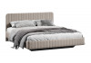 Кровать без ПМ «Шелли» Тип 1 (без подъемного механизма) Велюр Confetti Smok
