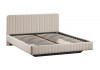 Кровать без ПМ «Шелли» Тип 1 (без подъемного механизма) Велюр Confetti Cream