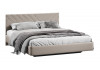 Кровать без ПМ «Кевия» Тип 1 (без подъемного механизма) Велюр Confetti Smoke