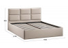 Кровать с ПМ «Стелла» Тип 1 с заглушиной Велюр Confetti Cream