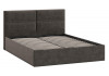 Кровать с ПМ «Глосс» Тип 1 (с подъемным механизмом) с заглушиной Микровелюр Jercy Stone