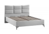 Кровать с ПМ «Делана» (с подъемным механизмом) Велюр Confetti Silver