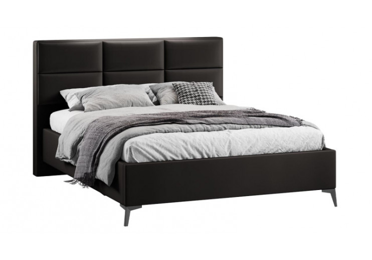 Кровать с ПМ «Делана» (с подъемным механизмом) Велюр Confetti Stone