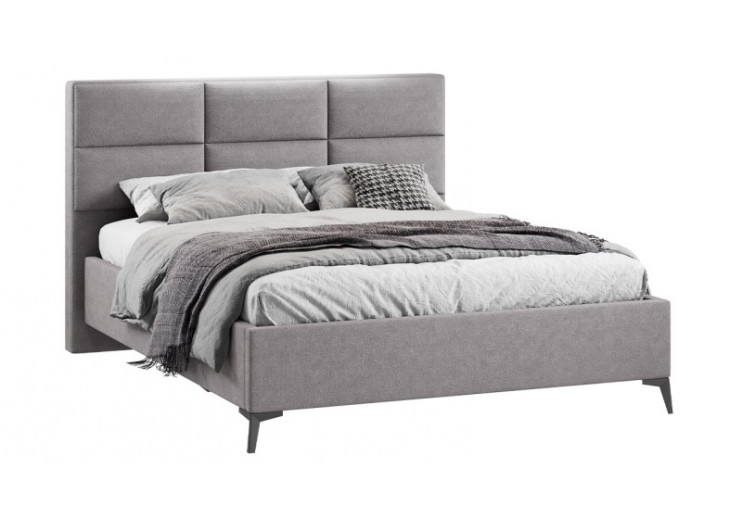 Кровать с ПМ «Делана» (с подъемным механизмом) Микрошенилл Relax Mocco