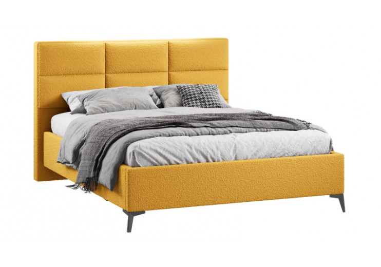 Кровать с ПМ «Делана» (с подъемным механизмом) Экомех Barni Curcuma