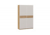 Шкаф-купе с 2 глухими дверями «Оскар Скания» Ручка белая, Дуб Крафт золотой, Кашемир, Дуб тортугга
