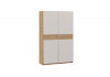 Шкаф-купе с 2 глухими дверями «Оскар Скания» Ручка серебро, Дуб Крафт золотой, Кашемир, Дуб тортугга