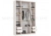 Шкаф 4-х створчатый (1600) Марвэл (кашемир)