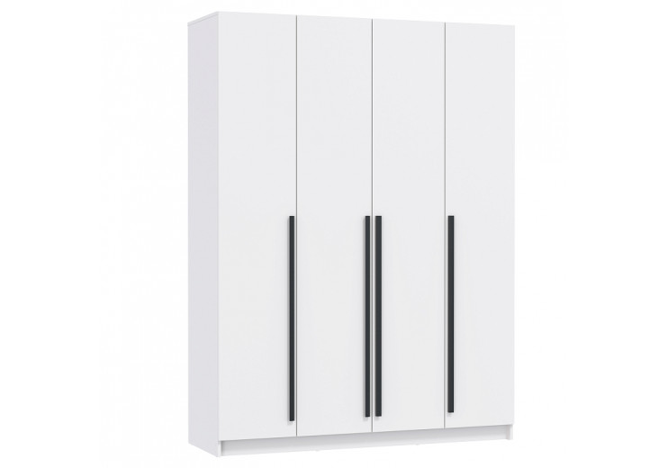 Шкаф для одежды 67.16 Брандо (4-х дв.) (h2150) ЛДСП New белый