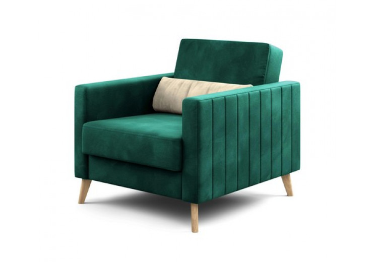 Кресло Норд (мора зеленый / мора бежевый.)