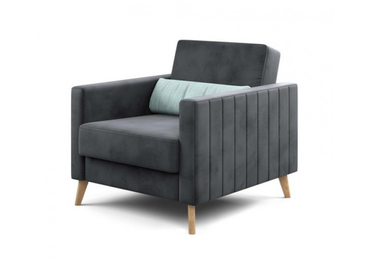 Кресло Норд (альба темно-серый / альба бежевый.)