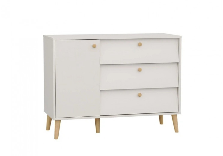 Комод с дверкой и тремя ящиками АФИНА Артикул: 4-44901