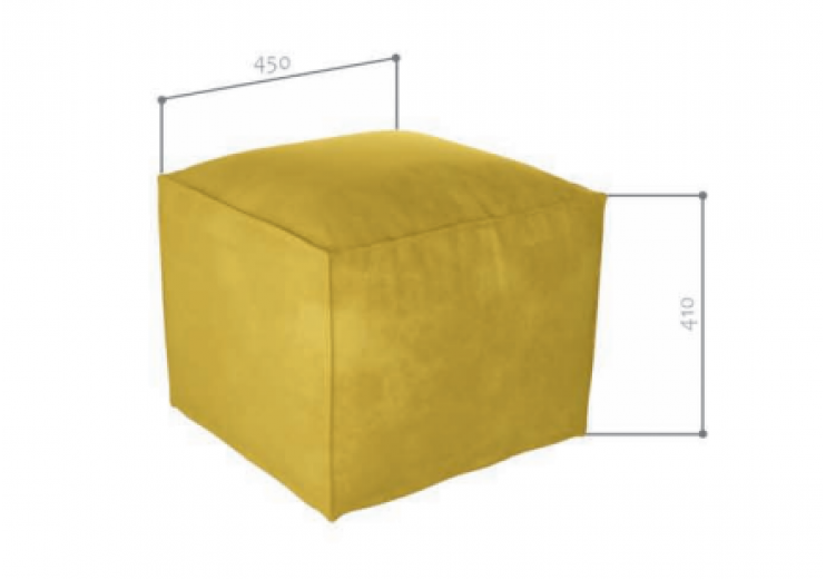 Пуф квадратный