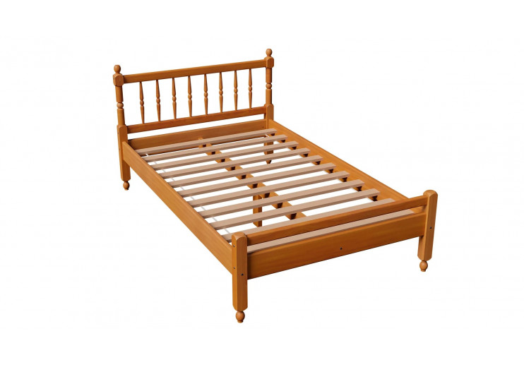 КРОВАТЬ-10 (1200*1400*1600/2000) цвет вишня