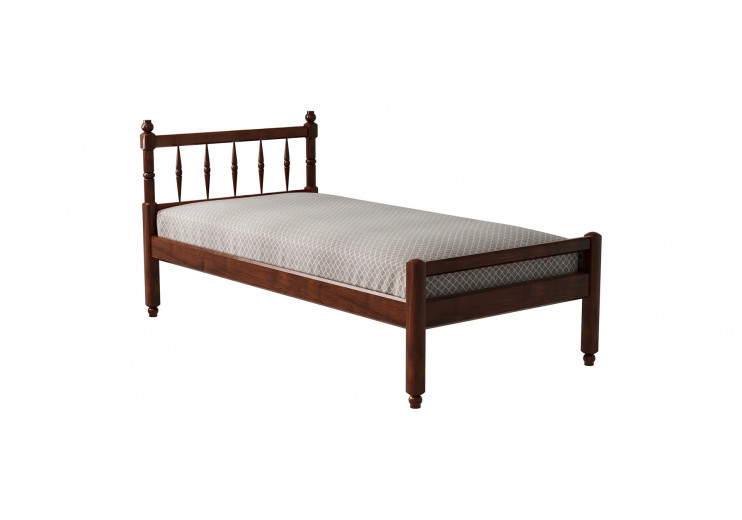 КРОВАТЬ-10 (1200*1400*1600/2000) цвет орех